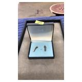 STERLING FEATHER EARRINGS