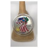 2000 AMERICAN EAGLE SILVER DOLLAR IN FULL COLOR