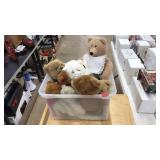 BOX OF ASST. PLUSH BEARS