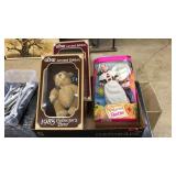 PILGRIM BARBIE, NIB & 2 GUND COLLECTOR BEARS NIB