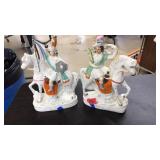 "PEACE" & "WAR" VICTORIAN FIGURINES