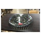 VNTG. CARNIVAL GLASS PLATE
