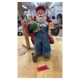 FARMER SANTA CLAUS FIGURINE