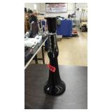 VNTG. BLACK GLASS VASE
