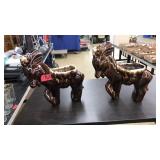 VNTG. MCCOY DONKEY PLANTERS