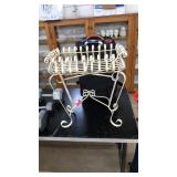 WROUGHT IRON PLANT STAND