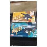 2 MINI MACHINE BB GUNS IN OG BOXES: XM177 & G3A3