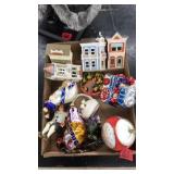 FLAT OF ASST. CHRISTMAS ORNAMENTS