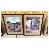 PAIR OF JIM DALY PRINTS