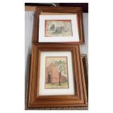 LOT OF FRAMED DECOR: JAMESTOWN & YORKTOWN