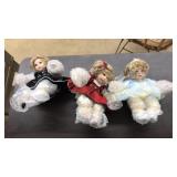 3 MARIE OSMOND DOLLS
