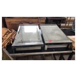 PAIR OF MIRRORED VANITY CABINETS