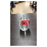 BLOWN GLASS APPLE PAPER WEIGHT