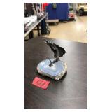 JUMPING SAILFISH ON AGATE BASE