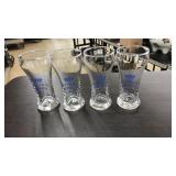 4 NATIONAL PREMIUM BEER GLASSES