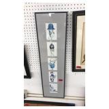 FRAMED SET OF 5 HISTORIAL FIGURE CARICATURES