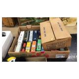 FLAT OF ASST. DIE CAST TRAINS & TRACK