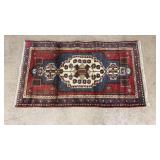 HAND WOVEN WOOL AREA RUG, MADE IN TURKEY