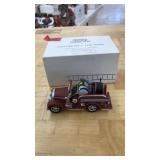 "CITY FIRE DEPT" FIRE TRUCK FIGURE DEPT 56 IN BOX