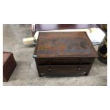 INDUSTRIAL METAL COFFEE TABLE, HEAVY