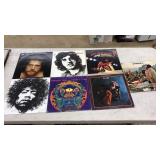 9 ASST. CLASSIC ROCK/POP RECORDS