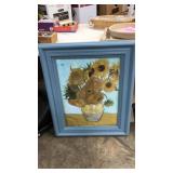 FRAMED SUNFLOWER POSTER PRINT