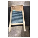 WOOD AND GLASS WASH BOARD