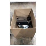 BOX OF ASST. COFFEE MUGS & WATER FILTER