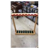 8 STATION WOOD GUN RACK