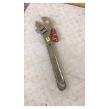 HUSKY 18 INCH ADJUSTABLE WRENCH