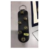 VINTAGE LEATHER STRAP W/ SLEIGH BELLS