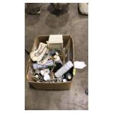 TOTE OF ASST PAINT SUPPLIES