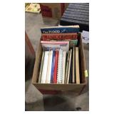 BOX OF ASST BOOKS & MAGAZINES