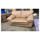 LEATHER LOVE SEAT