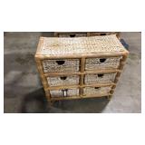 RATTAN STORAGE CABINET