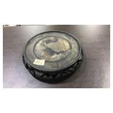 WOOD CARVED PLANT STAND