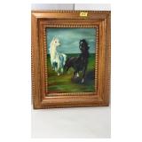 FRANKIE PARDOE 55/65 WILD HORSES OIL ON BOARD