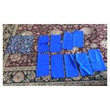 ASST. DINNER NAPKINS: HORSE/HORSESHOE & BLUE