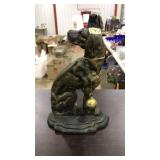 CAST IRON HOUND DOG DOOR STOP