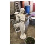 45" CONCRETE STATUE OF ROMAN GODDESS