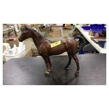 PAINTED CAST IRON HORSE DOOR STOP