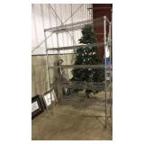 4 TIER METAL STORAGE SHELF