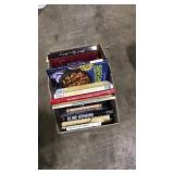 BOX OF ASST HARDCOVER & PAPERBACK BOOKS