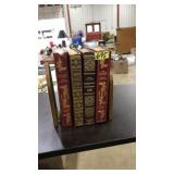 4 COLLECTORS BOOKS IN BOOKENDS