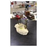 STONE & METAL CARVED SCULPTURE