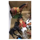 FLAT OF ASST HUNTSMAN FIGURALS, ORNAMENTS,ETC