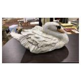 CERAMIC SWAN FIGURAL