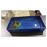 POTTERY PLANTER W/ FROGS