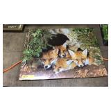 POSTER PRINT OF FOXES