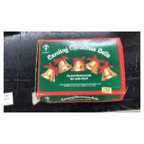CAROLING CHRISTMAS BELL SET, IN OG BOX